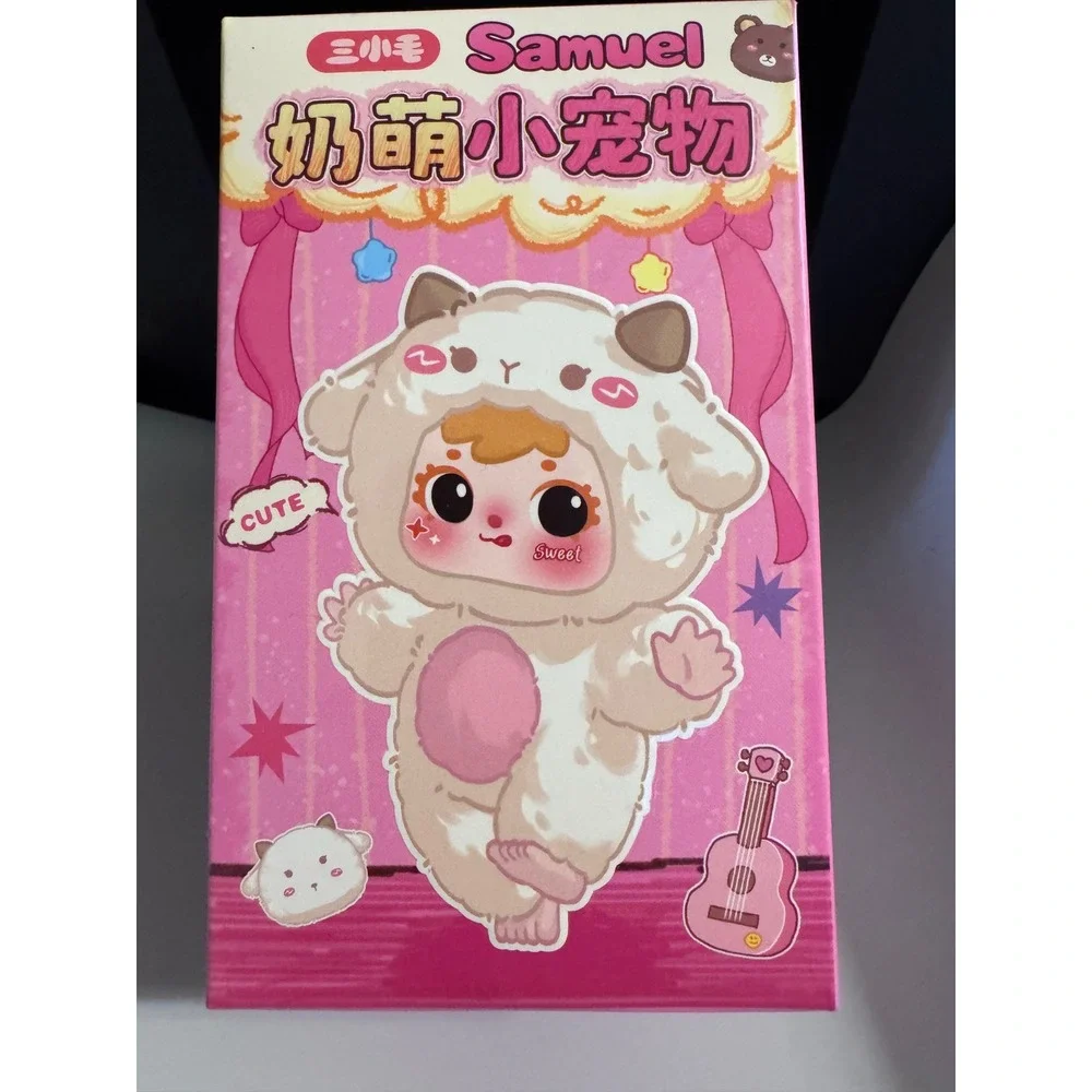 Samuel Cute Little Pet Blind Box San Xiao Mao Kawaii Designer Toy Figure MR5013